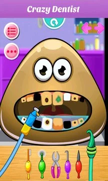 Baby Pou At Dentist Screenshot Image