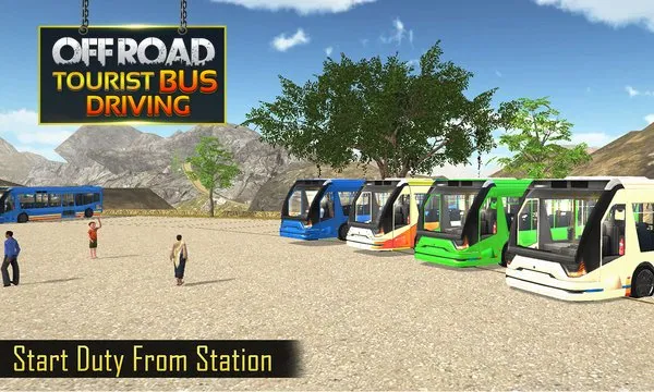Off Road Tourist Bus Driving - Mountains Traveling Screenshot Image