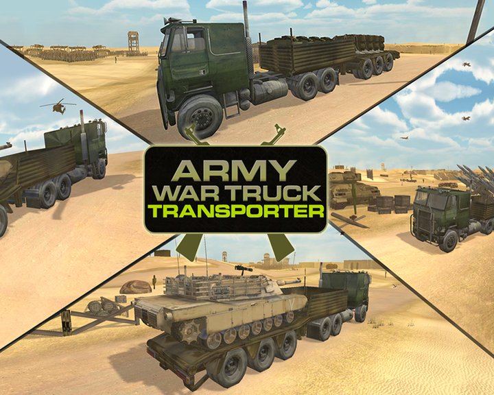Army War Truck Transporter - Military Driving Sim Image
