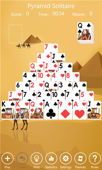 Pyramid Solitaire Screenshot Image