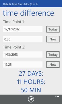 Date & Time Calculator (9 in 1) Screenshot Image