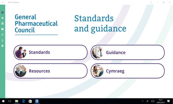 GPhC Standards Screenshot Image