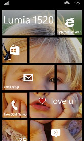 Lumia Tile With Text App Screenshot 1