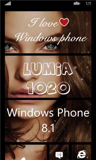 Lumia Tile With Text App Screenshot 2