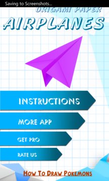 Origami Airplanes 3D App Screenshot 1
