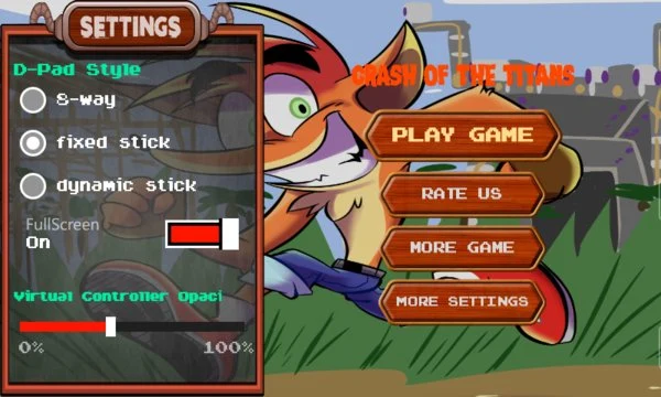 Crash Bandicoot Of The Titans Screenshot Image