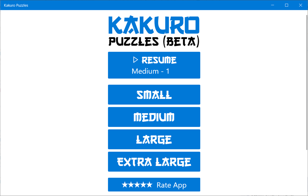 Kakuro Puzzles Screenshot Image #3