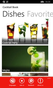Cocktail Recipe Book Screenshot Image