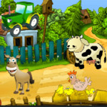 Farm Toddlers Puzzle Image