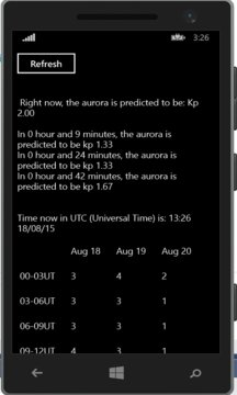 Aurora Observer Screenshot Image