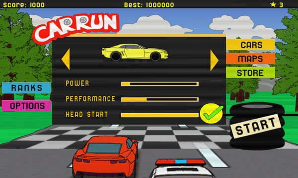Car Run Screenshot Image