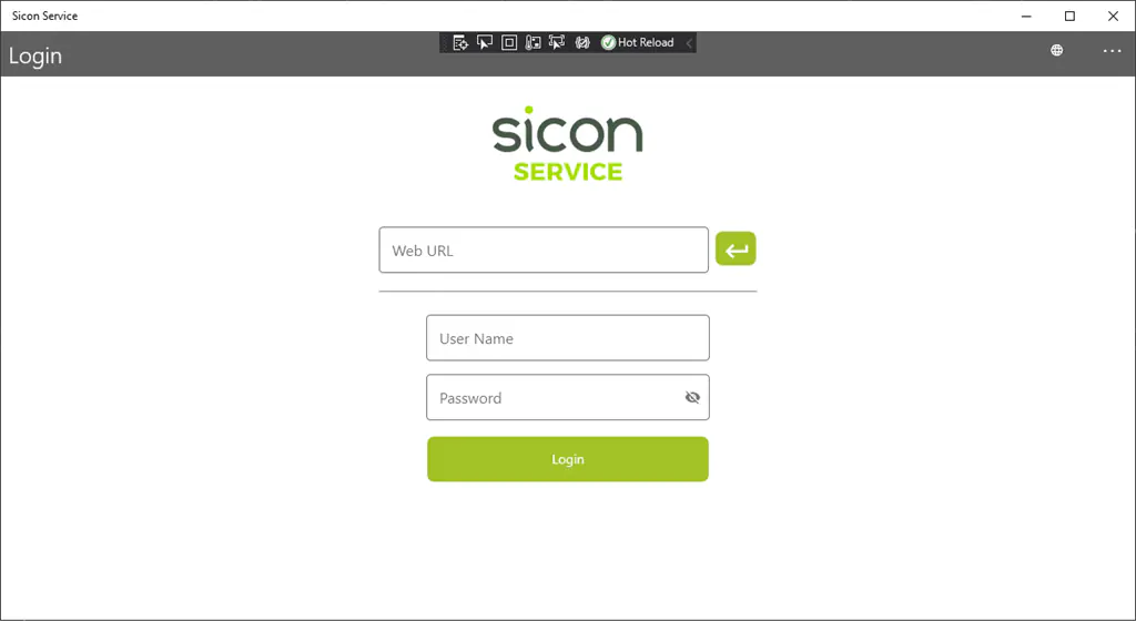 Sicon Service Screenshot Image