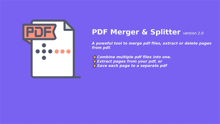 PDF Merger & Splitter