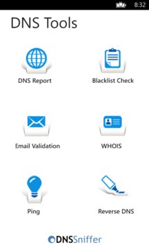 DNS Tools Screenshot Image
