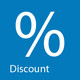 Discount+ Icon Image