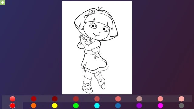 Dora the Explorer Paint Screenshot Image