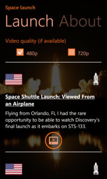 Space launch Screenshot Image