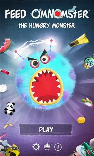 Feed OmNomster - The Hungry Monster Screenshot Image