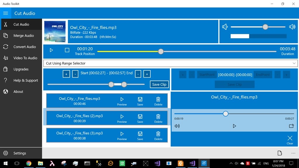 Audio Toolkit Screenshot Image