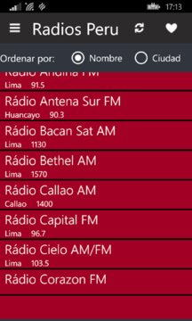 Radios Peru Screenshot Image