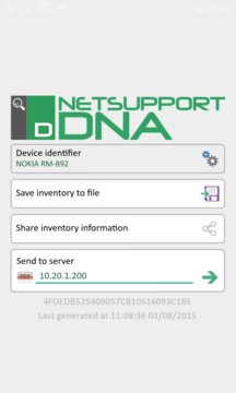 NetSupport DNA Agent Screenshot Image