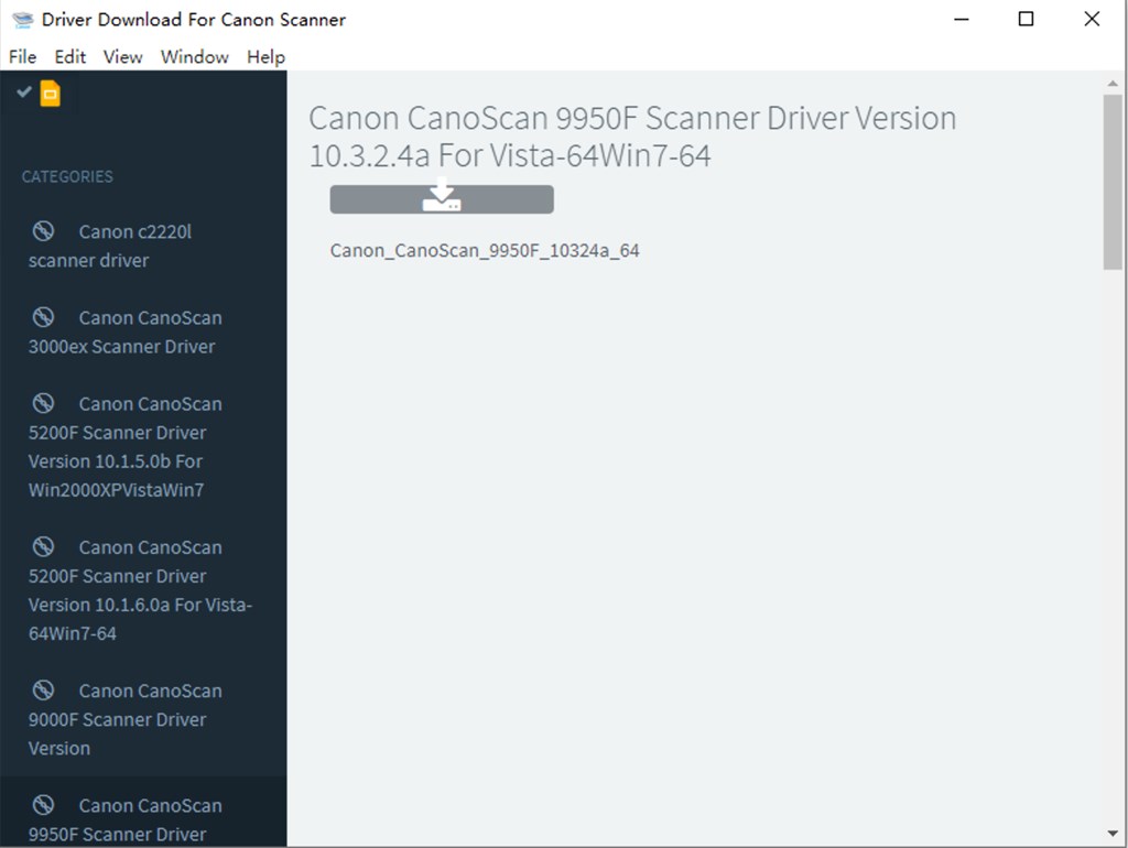 Driver Download For Canon Scanner Screenshot Image