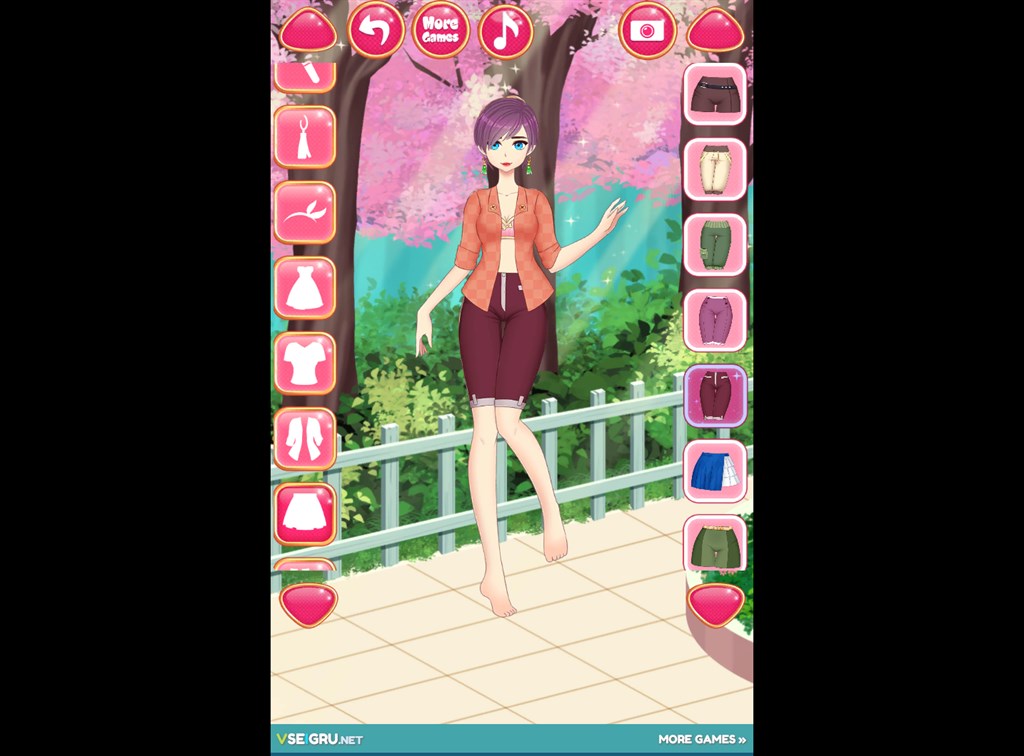 Anime Girl Fashion Makeup Screenshot Image #3
