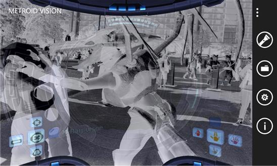 Metroid H.U.D. Lens Screenshot Image