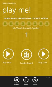 Spelling Bee Screenshot Image