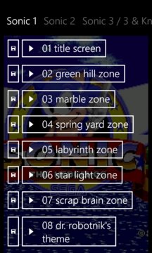 Sonic Soundtrack Screenshot Image