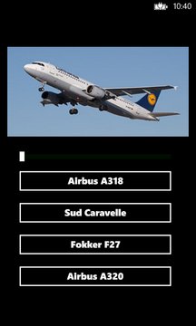 Aviation Quiz Screenshot Image