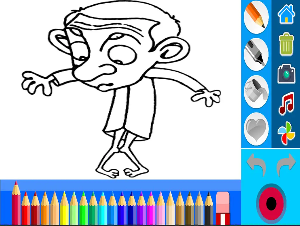 Mr Bean Funny Coloring Comedy Screenshot Image #3