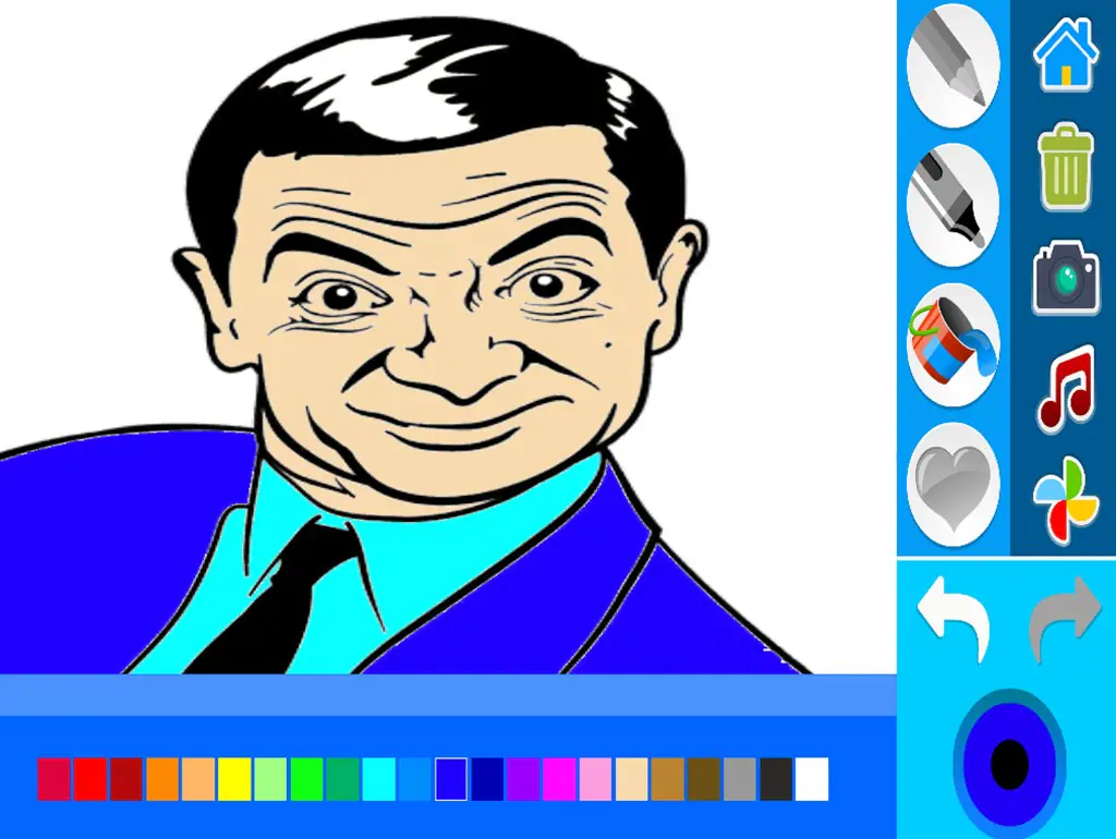 Mr Bean Funny Coloring Comedy Screenshot Image #4