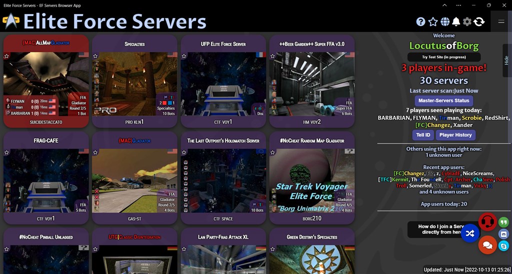 Elite Force Servers Screenshot Image