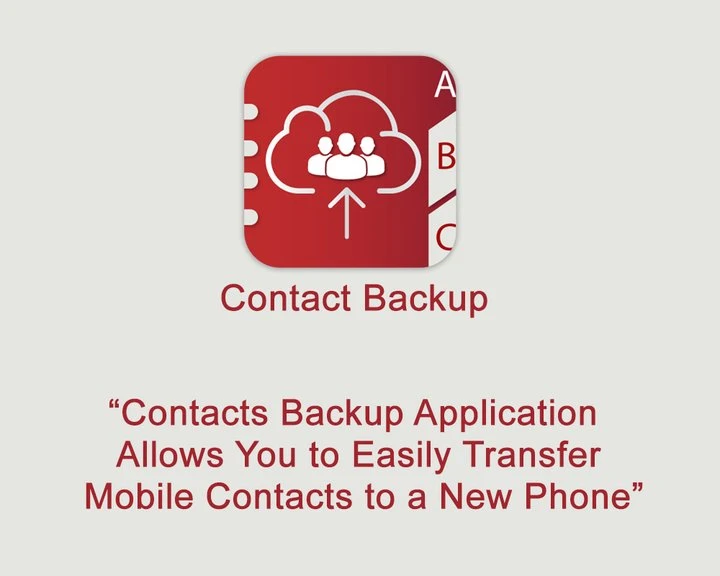 My Contacts Backup Image