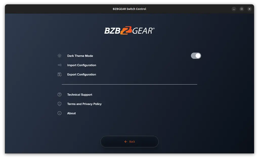 Bzbgear Switch Control Screenshot Image #2