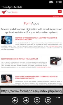 FormApps Mobile Screenshot Image