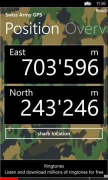 Swiss Army GPS Screenshot Image
