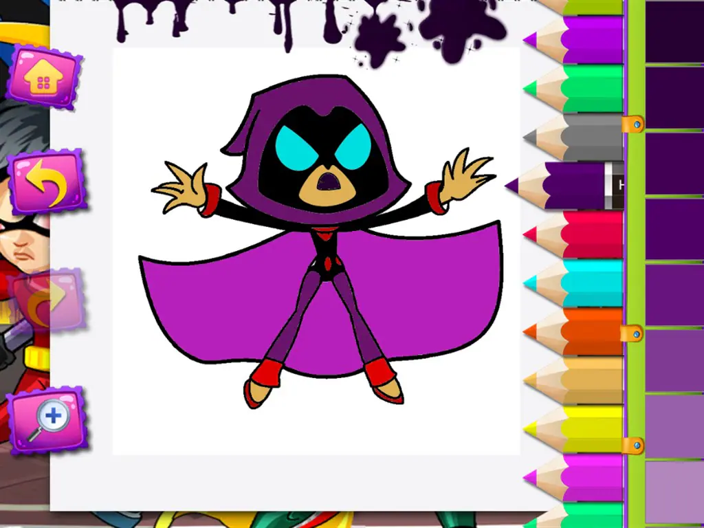 Teen Coloring Titans Screenshot Image