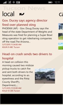 Tucson News Screenshot Image