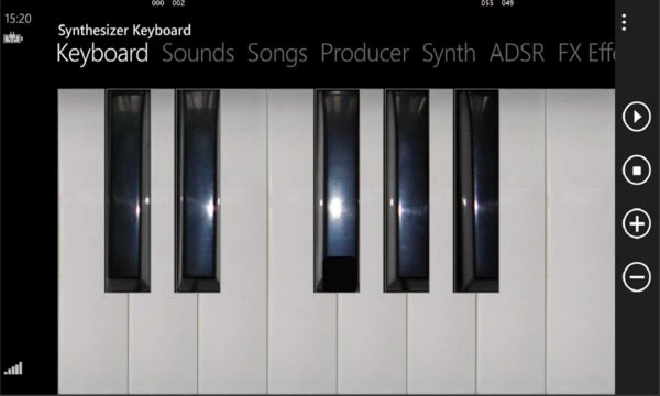 Synthesizer Keyboard Screenshot Image