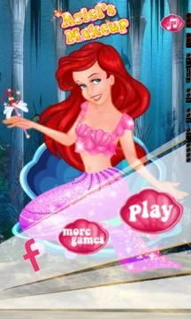 Princess Ariel Makeup Screenshot Image