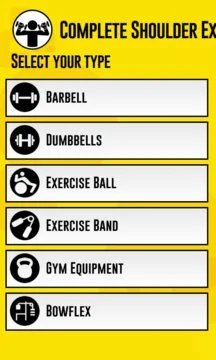 Complete Shoulder Exercises Screenshot Image