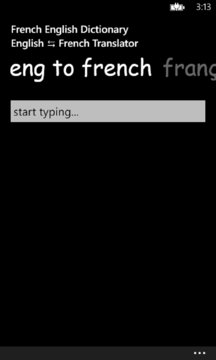 French English Dictionary Pro App Screenshot 1