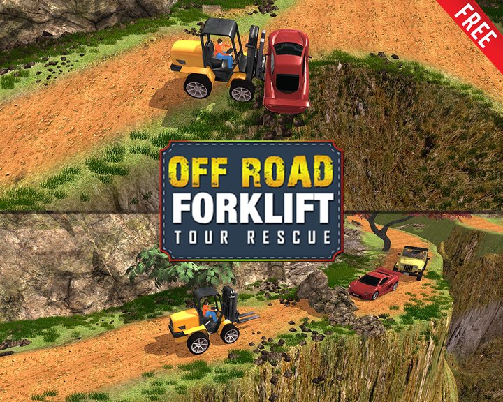 Off Road Forklift Tour Rescue - Hill Top Driving Image