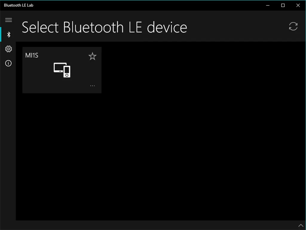 Bluetooth LE Lab Screenshot Image #4