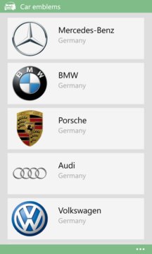 Car Emblems App Screenshot 1