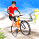 BMX Ride Snowing Icon Image