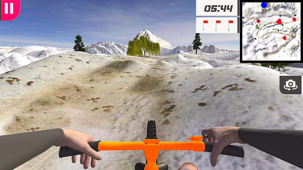BMX Ride Snowing Screenshot Image #3