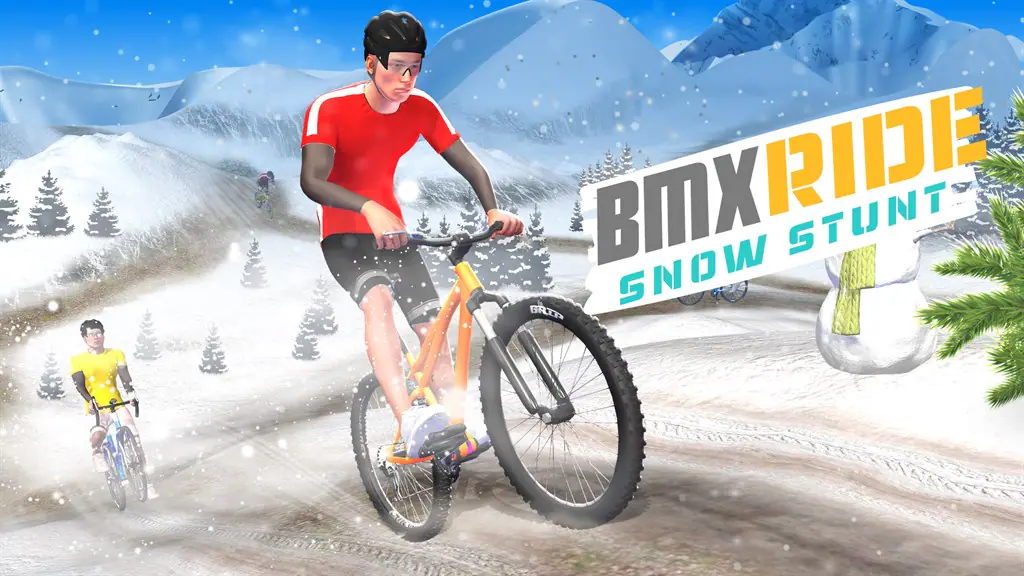 BMX Ride Snowing Screenshot Image #4